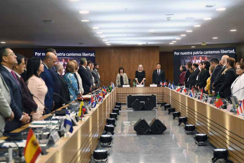 La máxima autoridad judicial, Luis María Benítez Riera, informó a sus pares sobre las principales conclusiones de la Primera Reunión Preparatoria de la XXII edición de la Cumbre Judicial Iberoamericana.
