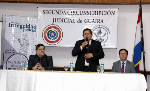 La Corte Suprema de Justicia hizo una jornada académica sobre “La estructura del Poder Judicial” en la Circunscripción de Guairá.