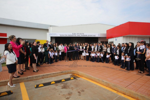 Inauguraron Espacio de Desarrollo Infantil en sede judicial de CDE.