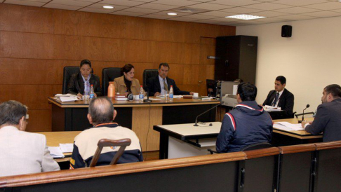 El Tribunal de Sentencia estuvo conformado por Lici Sánchez, Ricardo Medina y Lourdes Sanabria