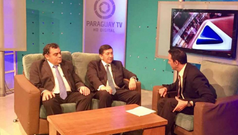 Los expertos chilenos participaron del espacio televisivo denominado Paraguay Noticias.