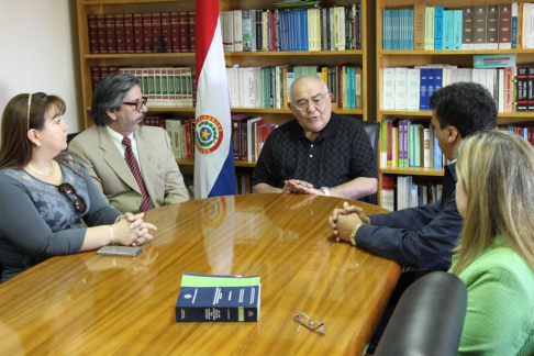 El ministro de la máxima instancia judicial doctor Sindulfo Blanco participó de encuentros en Alto Paraná.