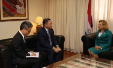 Presidenta de la Corte recibió a embajador de Taiwán