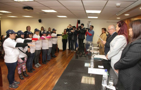 Con la presencia del ministro Miguel Óscar Bajac, juraron siete nuevas facilitadoras judiciales.
