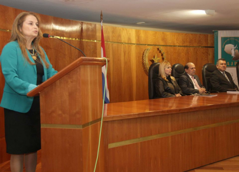 La apertura del curso estuvo a cargo de la jueza Alma Méndez de Buongermini.