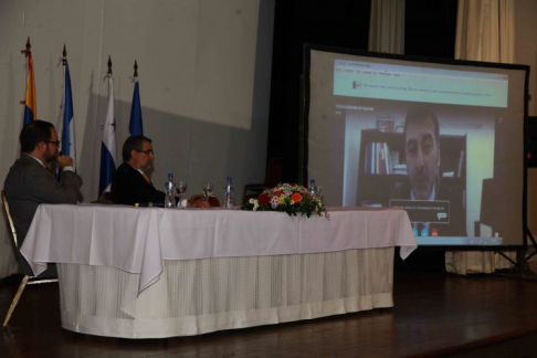 El encuentro se abrió con la videoconferencia del relator especial de la Comisión Interamericana de DD.HH., Edison Lanza.