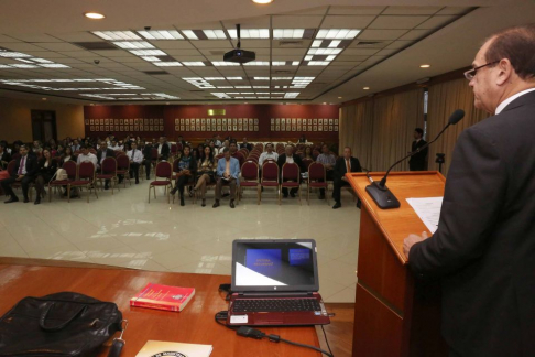 Último módulo del Diplomado Internacional Avanzado en el Salón Auditorio del Palacio de Justicia de Asunción.