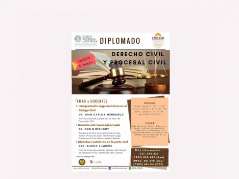Curso de Diplomado en Derecho Civil.