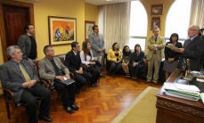 Defensores interamericanos visitaron al ministro Bajac