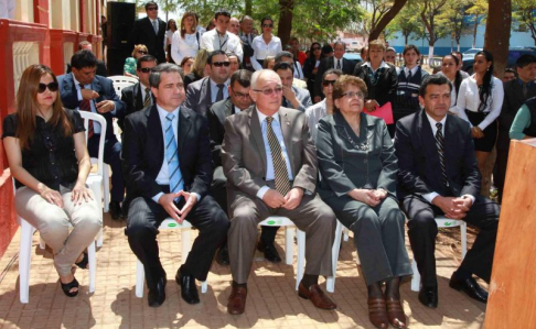 Del acto participaron el ministro de la Corte doctor Miguel Oscar Bajac y otras autoridades judiciales y locales.