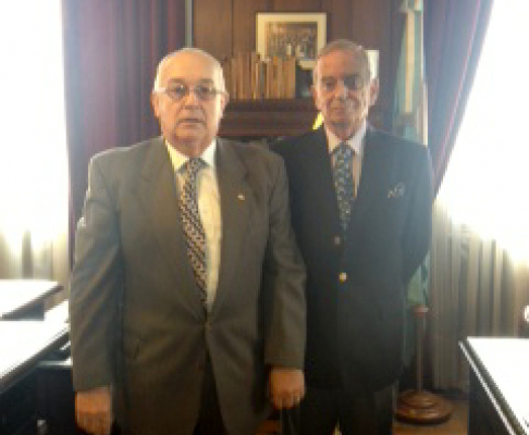 El ministro doctor Miguel Oscar Bajac se reunió en Buenos Aires con el ministro de la Corte de la Nación Argentina, Enrique Petracci