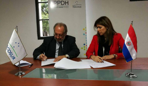 La Corte Suprema de Justicia de Paraguay firmó una carta de intención con el Instituto de Políticas Públicas en Derechos Humanos (IPPDH).