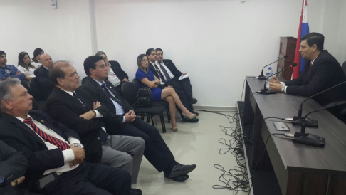 El encuentro se desarrolló en la sede central de la Asociación de Magistrados Judiciales del Paraguay