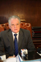 El nuevo Presidente de la Corte Suprema de Justicia, doctor Víctor Núñez