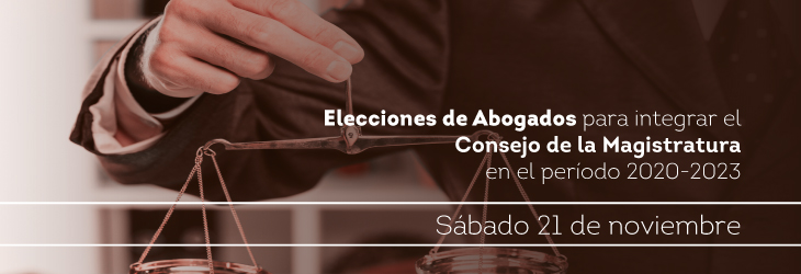 Elecciones de Abogados Consejo Magistratura