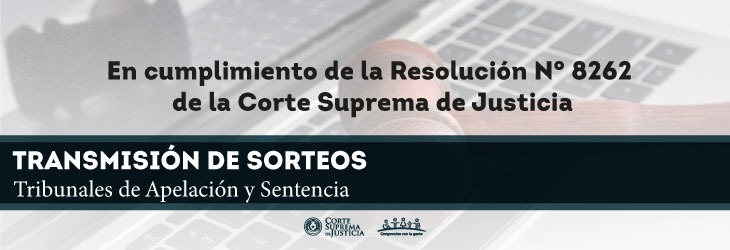 Sorteo de Tribunales