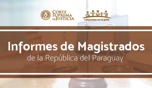 Planilla para informes de magistrados