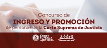 Concursos de ingreso y promoción de personas