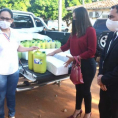 Magistrados de Caazapá realizaron importante donación para el combate contra el Covid- 19.