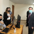 Acto de reinauguración de la biblioteca jurídica