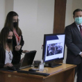 Acto de reinauguración de la biblioteca jurídica