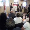 El licenciado Diego Riveros, intendente de Caacupé, apoyó la iniciativa del transporte público al Palacio de Justicia.