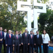 Las autoridades nacionales que acto conmemorativo por el 150 aniversario del fin de la Guerra contra la Triple Alianza.