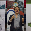 La segunda jornada de trabajo estuvo dirigida a magistrados, funcionarios del Poder Judicial y del Ministerio Público, asesoría jurídica de la Gobernación y de la Municipalidad, Policía Nacional, Asociación de Abogados, entre otros.