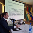 El ministro superintendente de la Circunscripción Judicial de Cordillera, profesor doctor Alberto Martínez Simón, expuso sobre el tema “Ineficacia de los Actos Jurídicos” en el Salón Auditorio de la Gobernación de Caacupé.