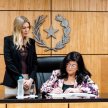 Ministra Carolina Llanes encabezó jornada institucional para fortalecer el servicio de justicia en Canindeyú