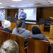 Posteriormente, los estudiantes participaron de una charla educativa. 