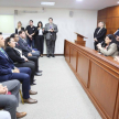 Presidieron el acto la vicepresidenta primera de la Corte Suprema de Justicia, doctora María Carolina Llanes, y el ministro doctor Luis María Benítez Riera.