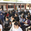 En el Colegio Nacional Juana María de Lara de Puerto Casado, niños y adolescentes desde el 7º grado hasta el 3º de la media participaron del taller itinerante, donde fueron capacitados sobre sus derechos y deberes.