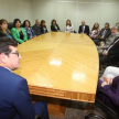 La doctora Katerine Bety Muñoz Subia compartió con los jueces presentes el sistema de trabajo en su país y trasmitió su interés en el Expediente Judicial Electrónico.