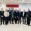 Mantuvo reuniones con magistrados de la región, presidentes de gremios de abogados y funcionarios judiciales.