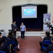 El Coordinador del Departamento de Educación en Justicia Aldo Avalos Rojas, realizó la apertura de la jornada educativa.