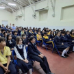 La jornada inició con la  proyección de un material audiovisual educativo para todos los alumnos.