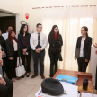 En la Dirección Técnico Forense, los estudiantes conversaron con la psicóloga forense licenciada Ana Laura Cáceres.