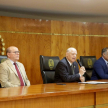 El vicepresidente primero, Benitez Riera, expreso sus deseos de éxitos durante el acto.