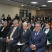 Asistieron al acto el presidente de la Asociación de Jueces del Paraguay, doctor Delio Vera Navarro; el presidente de la Asociación de Magistrados Judiciales, doctor Ángel Daniel Cohene; y familiares de los designados.