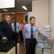 Presidente de la Corte recorrió juzgados civiles