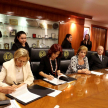 Vicepresidentas de la Corte, Alicia Pucheta y Miryam Peña.