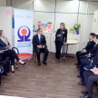 Los jóvenes universitarios visitaron a Dirección de Mediación.