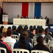 Ministro en juramento de facilitadores estudiantiles