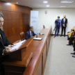 El acto fue suscripto ante la secretaria general de la Corte Suprema de Justicia, abogada Ximena Martínez. 