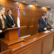 El acto se registró ante la secretaria de la sala Civil y Comercial, abogada Rita Monges.
