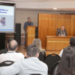 El director interino de la Dirección Técnica Forense, magíster abogado José María Arévalos, resaltó la relevancia de las capacitaciones dentro del ámbito forense.