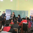 La abogada Teresa Alcaraz, jueza de Paz de la localidad dialogó con los estudiantes sobre sus derechos y sus obligaciones.