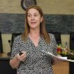 La doctora Mirta González de Caballero fue la disertante en el seminario.