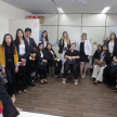 Los estudiantes pasaron por la Dirección de Mediación donde fueron recibidos por la Directora  Gladys Alfonso de Bareiro.